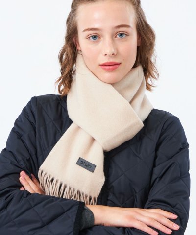 【LEE11月号掲載/蛯原友里さん着用】ウォッシャブルカシミヤソリッドマフラー