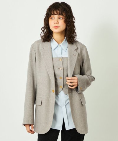 GREY LABEL ウールシングルジャケット