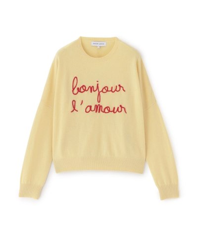 【MAISON LABICHE】イエローブラックニットプルオーバー《WEB＆EP