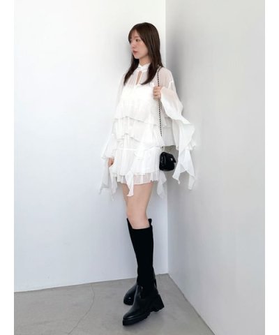 リップルラインブラウス