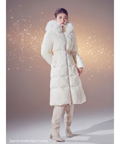 【00サイズあり】スタイルアップフレンチダウンロングコート