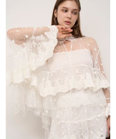 チュールエンブロイダリースカショーパン