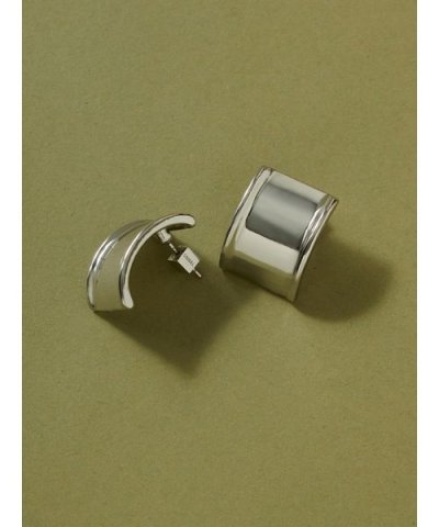 メタルラウンドピアス