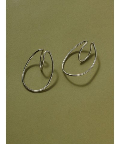 ラウンドフープイヤーカフ