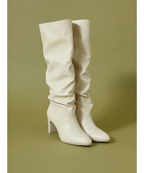 SNIDEL スナイデル　ヒールロングブーツ SNIDEL（スナイデル）の「ヒールロングブーツ（ブーツ）」 - WEAR