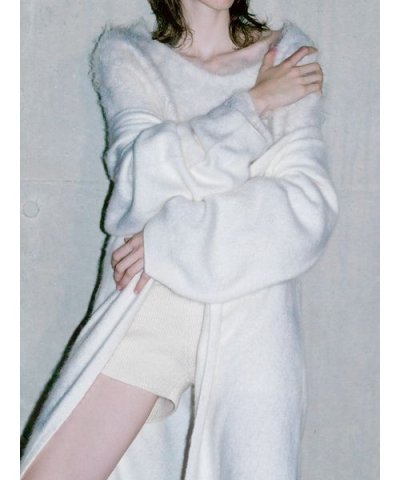 【HIGH QUALITY】メリノウールニットロングコート