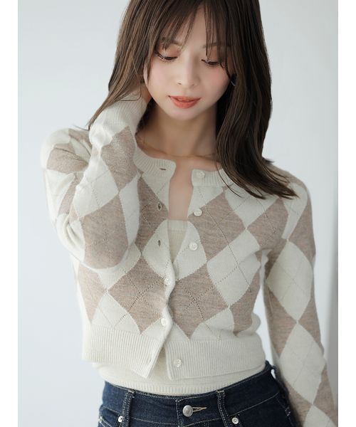 アーガイルニットアンサンブル(508585624)｜阪急百貨店公式通販サイト