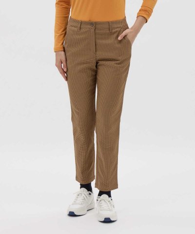マンシングウェア Munsingwear ストレッチジャカード千鳥チェックパンツ