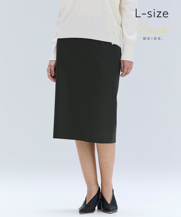 BEIGE 【Lsize・セットアップ対応】CORBY / ウールタイトスカート KHAKI 8 BEIGE 【Lsize・セットアップ対応】CORBY / ウールタイトスカート KHAKI 8