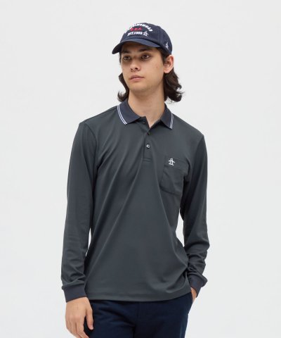 マンシングウェア Munsingwear 防風ストレッチ長袖ポロシャツ