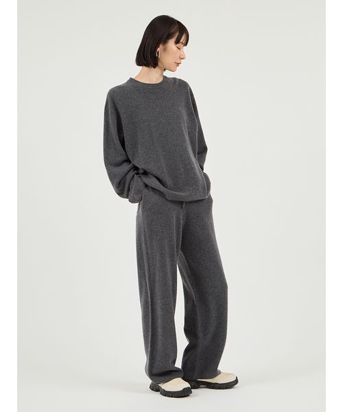 セットアップ対応】ラムウールニットパンツ(508586516)｜阪急百貨店