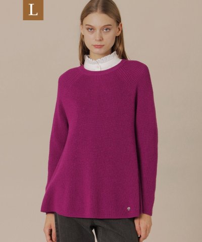 【L】ブリリアントニットプルオーバー