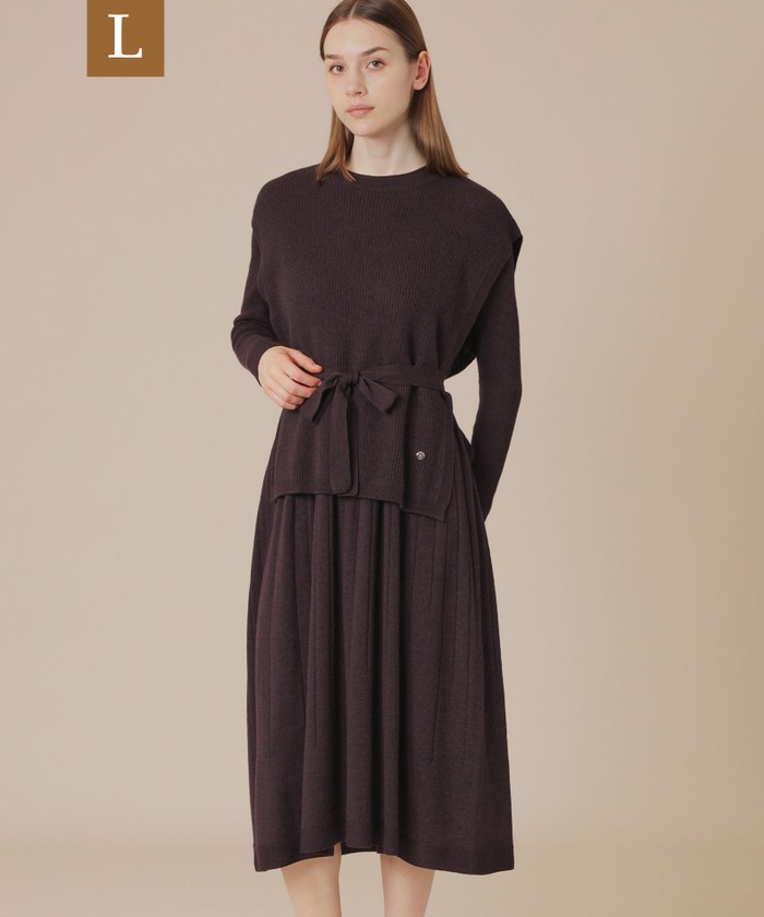 ブラウン系｜ワンピース・ドレス｜MACKINTOSH LONDON(Lサイズ