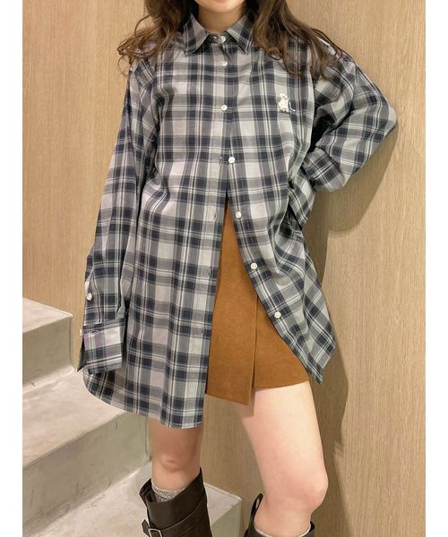 Lily Bearチェックオーバーシャツ(508586527)｜阪急百貨店公式通販