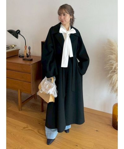 ステンカラーリバーコート