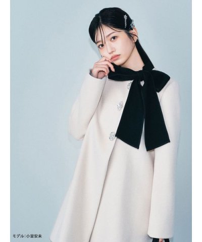 【WEB限定カラー】[L.B CANDY STOCK]Aラインビジューリボンコー