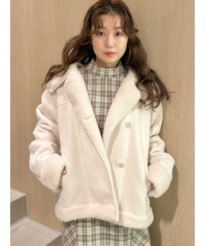 ビックカラーボアジャケット