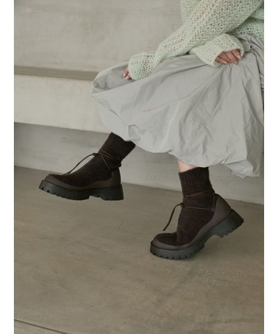 フェザーヤーンニットブーツ