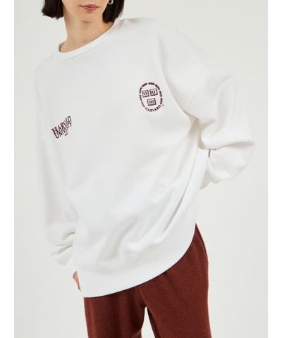 【emmi×GOOD ROCK SPEED】カレッジワイドボディクルースウェット