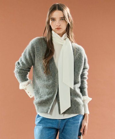 【洗える】STOW / パフスリーブボウタイブラウス