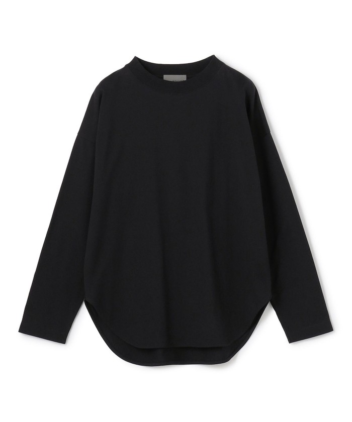 UNCRAVE 【洗濯機洗い可】プレーンジャージー ロンT ブラック F UNCRAVE 【洗濯機洗い可】プレーンジャージー ロンT ブラック F