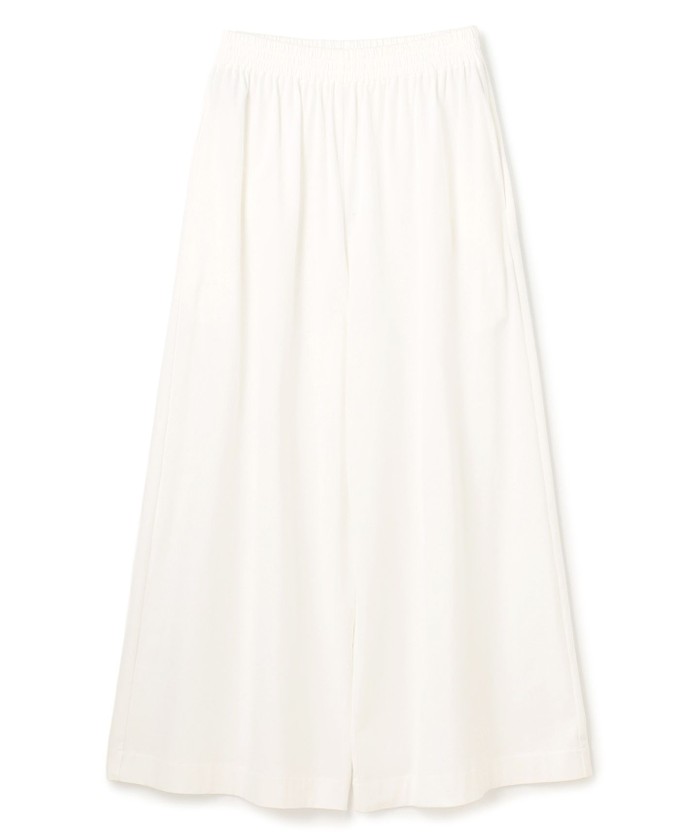 UNCRAVE 【洗濯機洗い可】プレーンジャージー ギャザーパンツ オフ 0 UNCRAVE 【洗濯機洗い可】プレーンジャージー ギャザーパンツ オフ 0