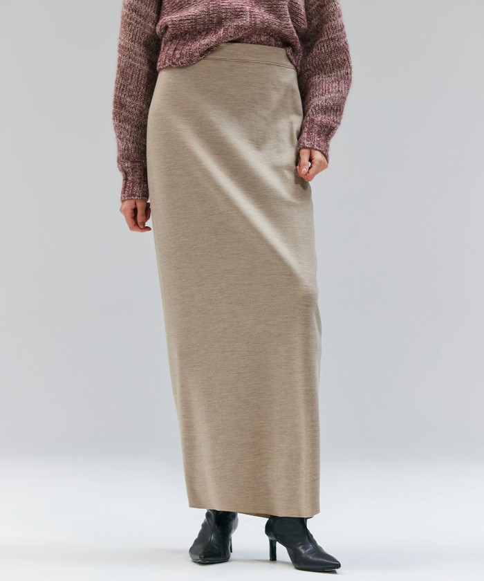 BEIGE 【VERY NaVY12月号掲載】MONTAIGNE / イージーウエストウール TAUPE 2