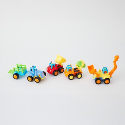 オラトイズ Hola Toys ビューンと走るはたらくくるま/4点セット