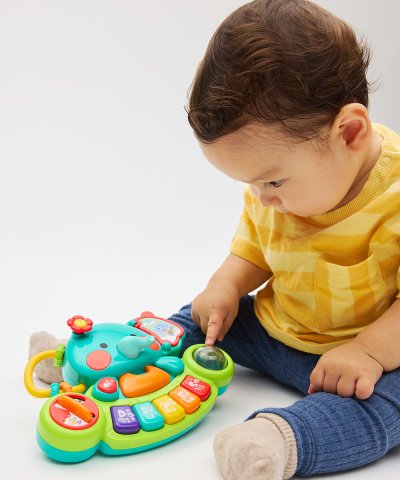 オラトイズ Hola Toys ぞうさんのドレミファキーボード【返品不可商品】