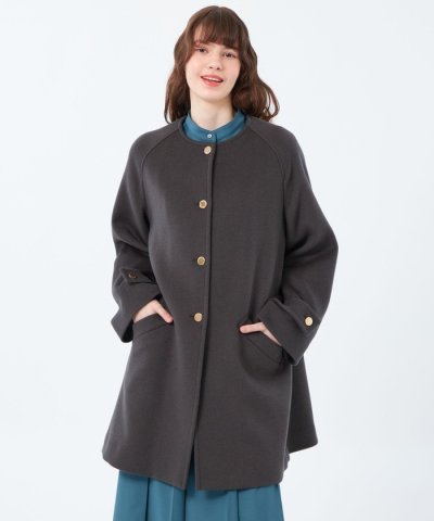 【WELBURY NO COLLAR（ウェルベリーノーカラー）】ウールメルトン製