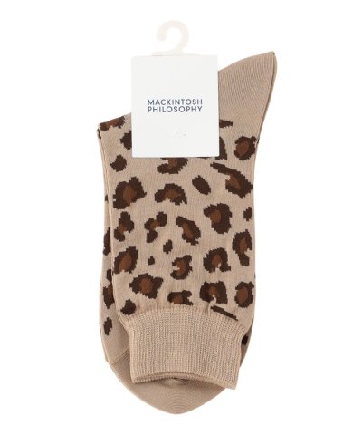 【WEB&一部店舗限定】レオパード柄ソックス