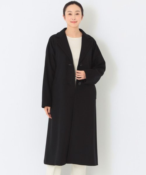 サンヨーコート SANYOCOAT ウールビーバー ベルテッドロングコート 