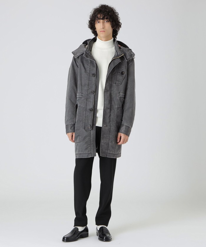 トーナルクレストブリッジチェックダッフルコート(505738906