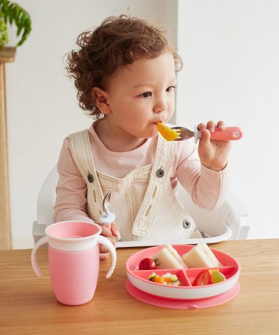 マンチキン munchkin たべたくなーる ステンレスフォーク&スプーン【返品