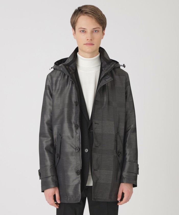 BLACK LABEL CRESTBRIDGE グレー ジャンパー L BLACK LABEL CRESTBRIDGE（ブラックレーベル・クレストブリッジ