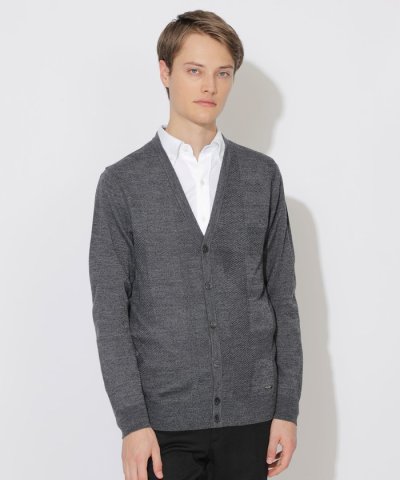 【WEB限定】シャドーチェックニットカーディガン