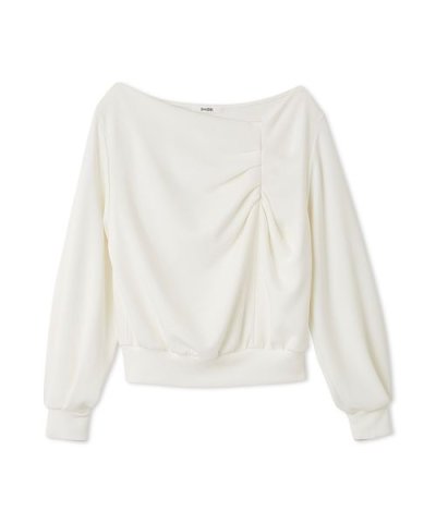 タックディテールスウェットプルオーバー