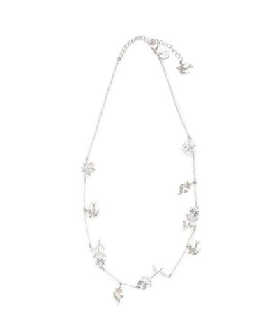 Lilywingビジューフラワーネックレス