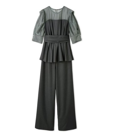 ぺプラムビスチェコンビネゾン