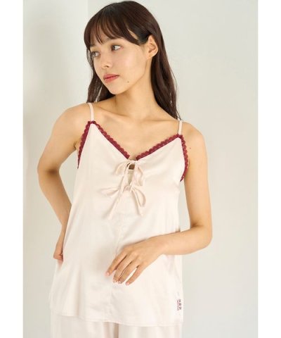 レースサテンキャミソール