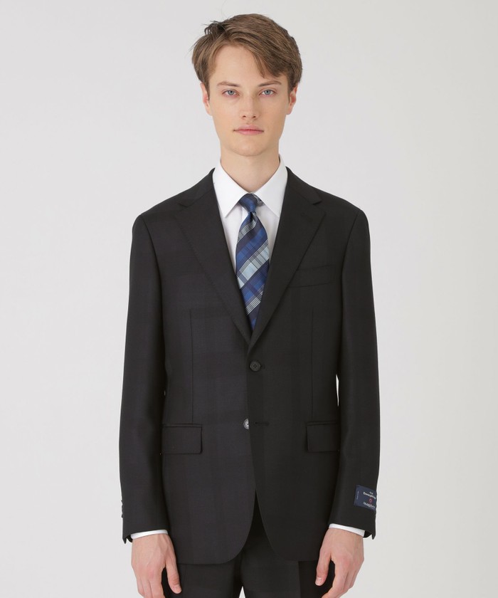 ブラックソリッドスリーピーススーツ(508326535)｜HANKYU MEN'S / 阪急