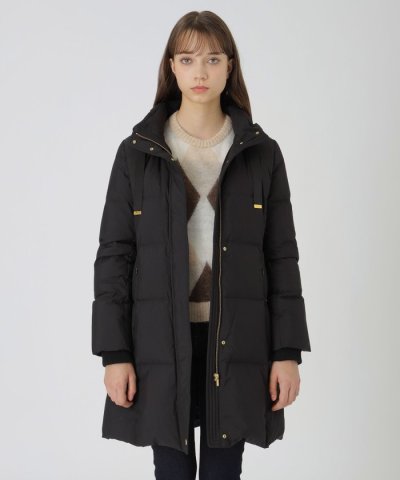 ハイマルチピーチタフタロングダウンコート
