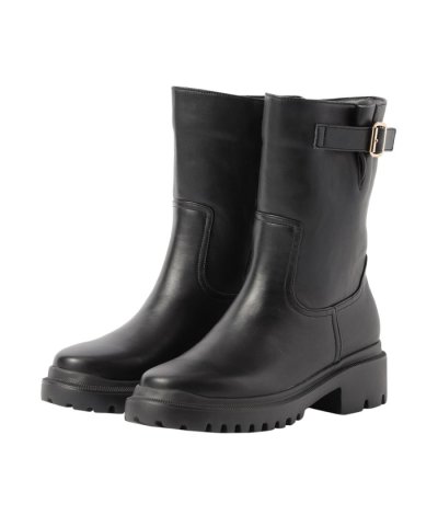 サイドベルトミドルブーツ