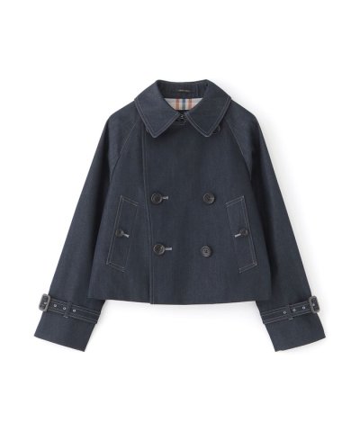 デニム ショートトレンチコート