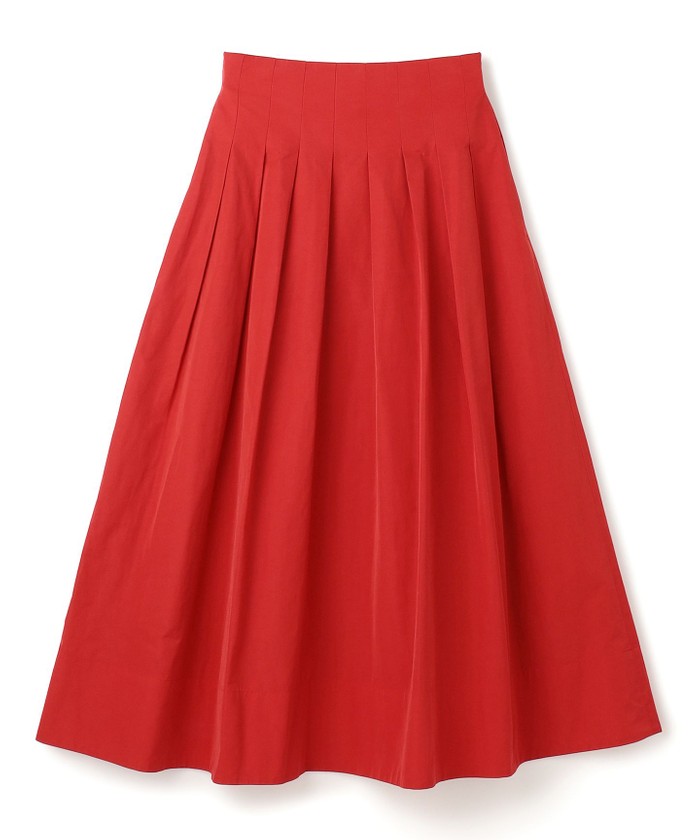 UNCRAVE ヴィンテージタフタ フレアスカート レッド 0 UNCRAVE ヴィンテージタフタ フレアスカート レッド 0