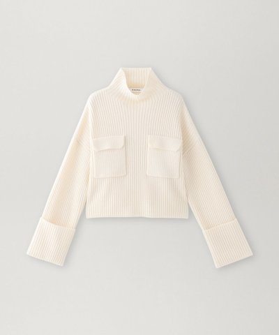 【SACRA】リブニットトップス《WEB＆EPOCA THE SHOP店舗限定》