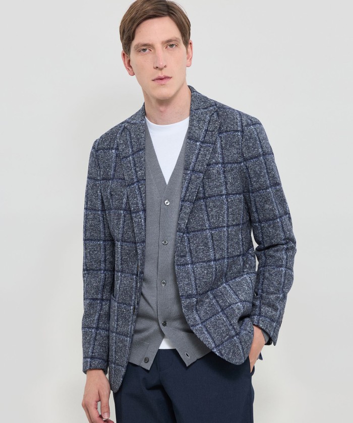 エヴィス　ヤマネデラックス　ゴルフジャケット　ギンガムチェック　クリーニング済み エヴィス ヤマネデラックス ゴルフジャケット ギンガムチェック