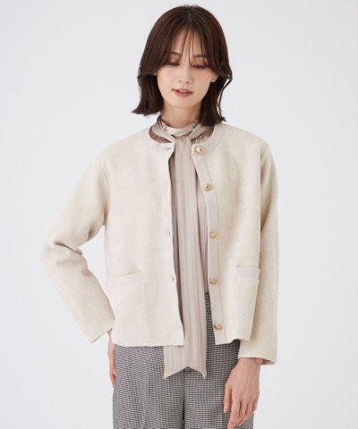 【ウォッシャブル】モールヤーン×TEXBRIDアウター