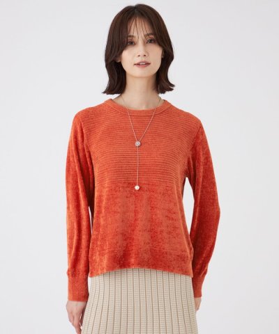 【ウォッシャブル】モールヤーン×TEXBRIDプルオーバー