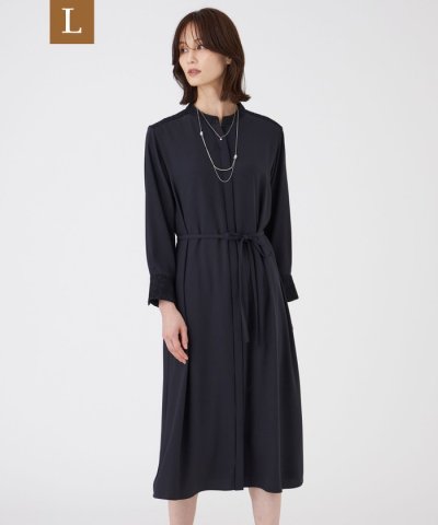 【L】【ウォッシャブル】プライムジョーゼットワンピース